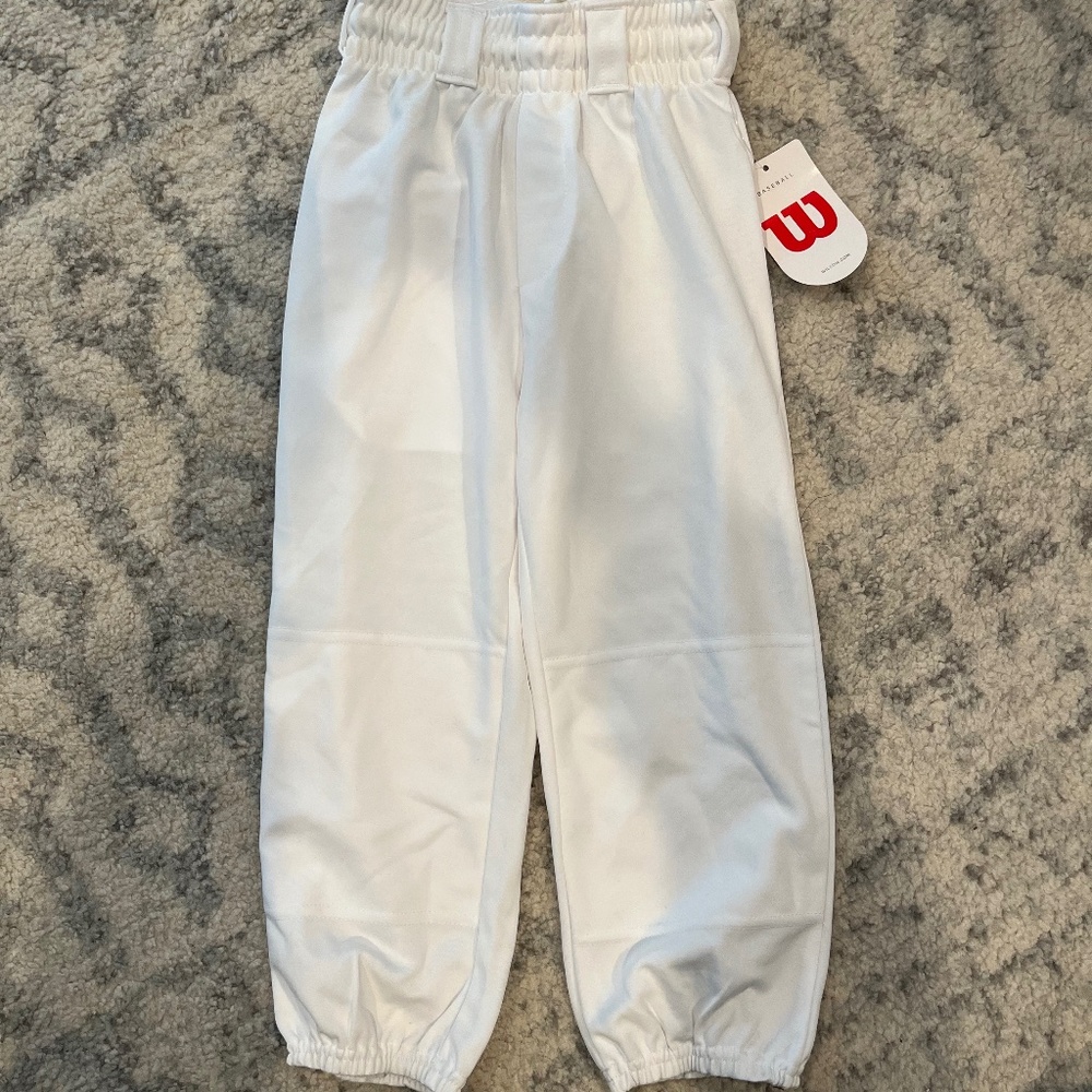 Wilson white baseball pants
